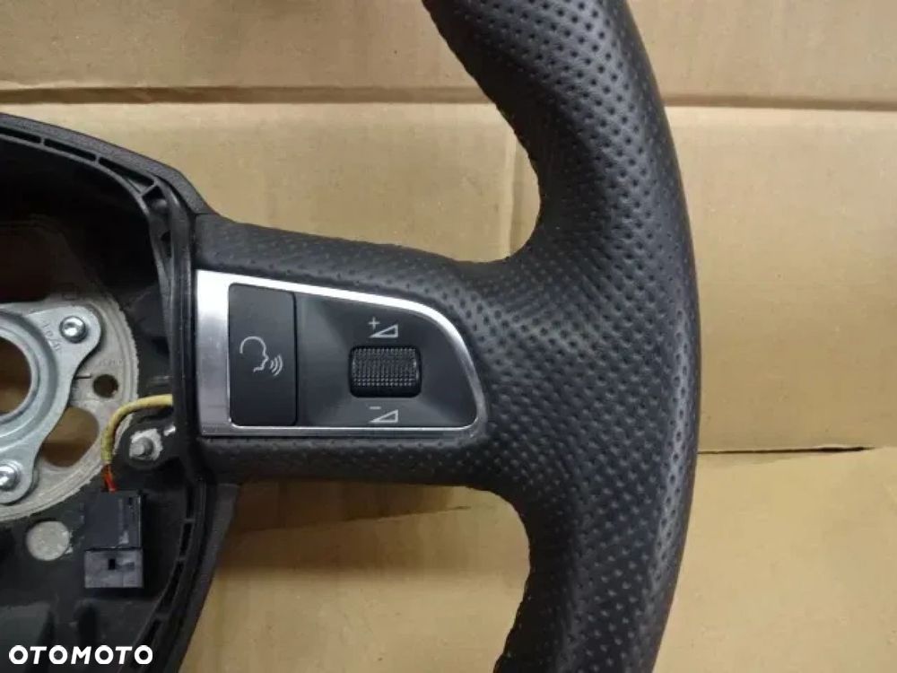 Kierownica Multifunkcyjna Skórzana AUDI A3 8P A4 B8 A5 8T Q5 8R 8R0419091F - 3