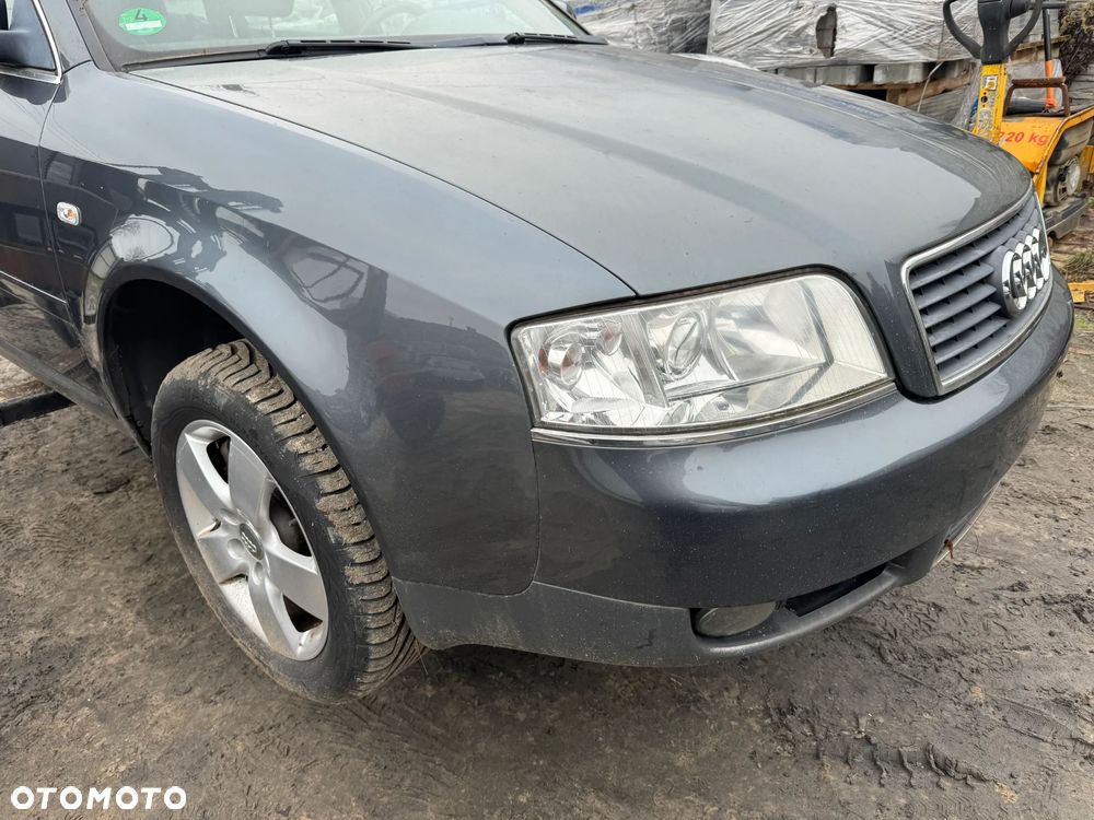 PRZÓD KOMPLETNY ZDERZAK PAS MASKA BŁOTNIK AUDI A6 C5 LIFT LX7Z - 5