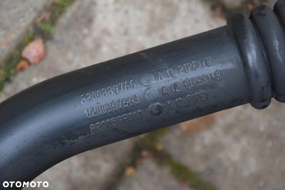 Dacia Logan Duster 1.5 dci Przewód rura powietrza turbosprężarki 8200889766A 8200889766 A - 2