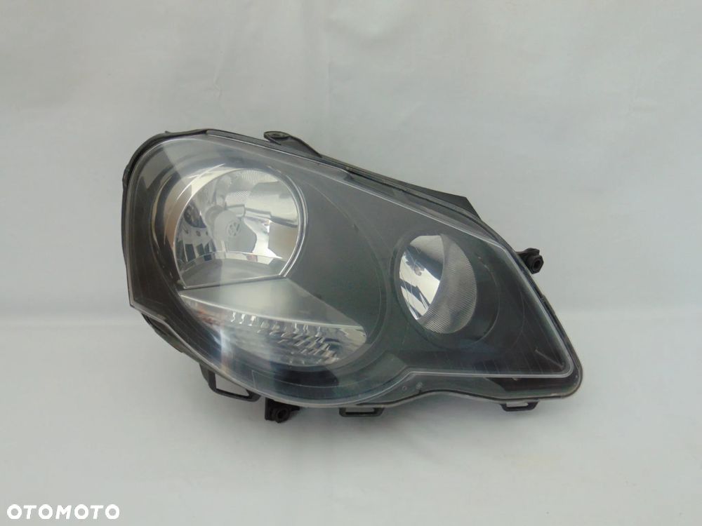 ORYGINAŁ lampa przednia przód lewa prawa czarna VW Volkswagen Polo 4 IV 9N FL lift 05-09r - 3