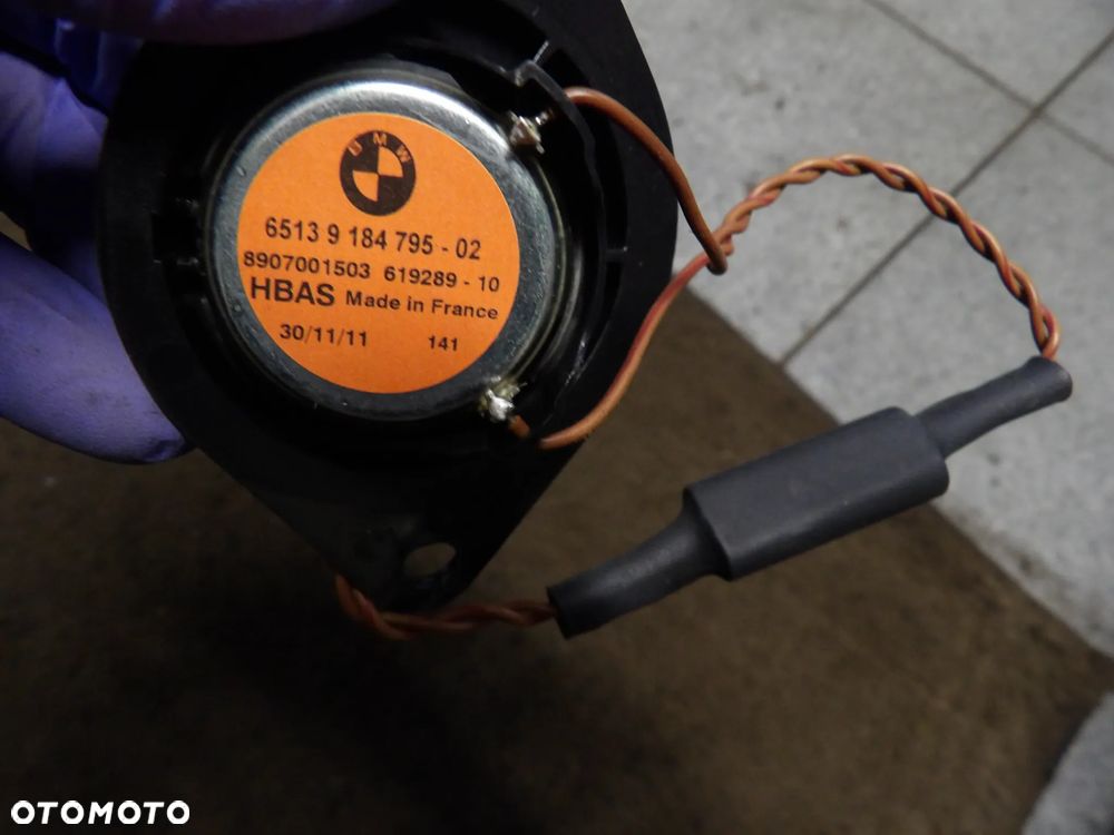 BMW - F12 - KOMPLET GŁOŚNIKÓW - DEMONTAŻ - ORYGINAŁ - 9169688  9169687  9226357  9169690  9169693  9184795 - 12