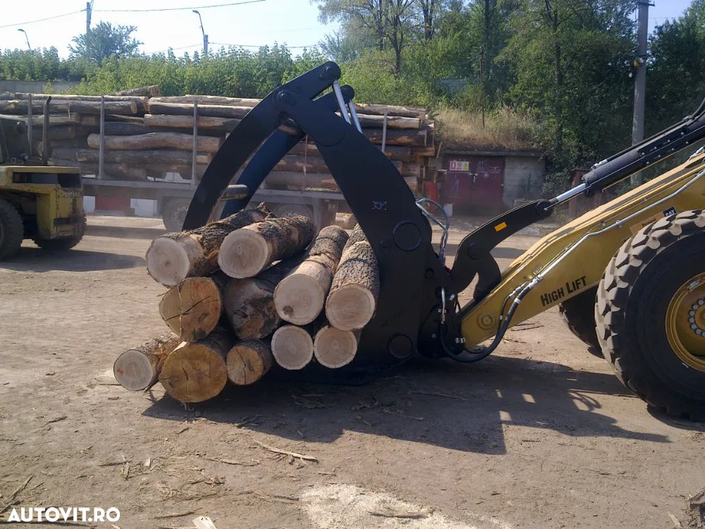 Graifer Forestier 3000kg Pentru Buldoexcavator - 8
