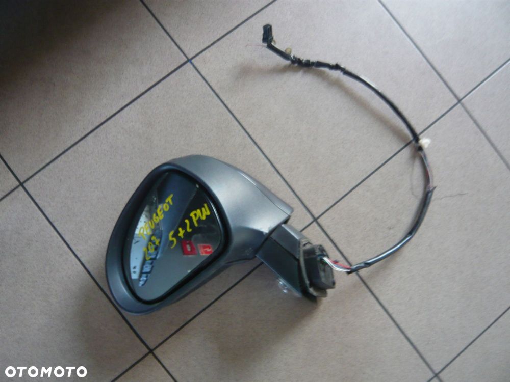 lusterko zewnętrzne lewe 5+2 pin peugeot 207 - 1