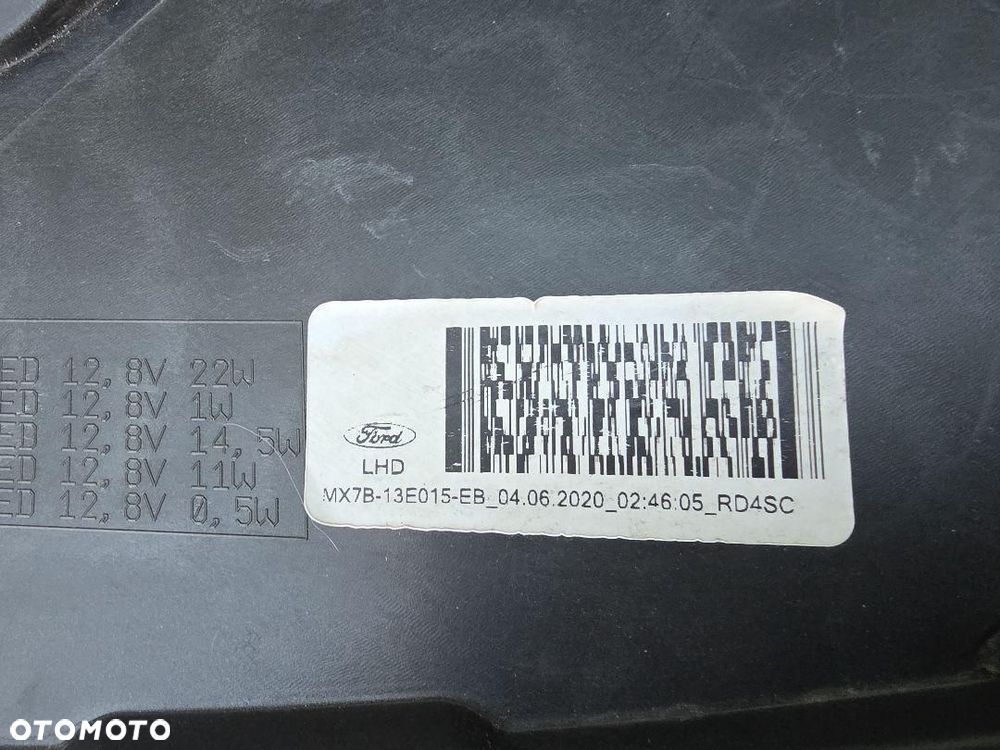 FORD FOCUS 4 IV Lampy Kompletne Full Led MX7B13E015EB MX7B13E014EB Czarne - 14