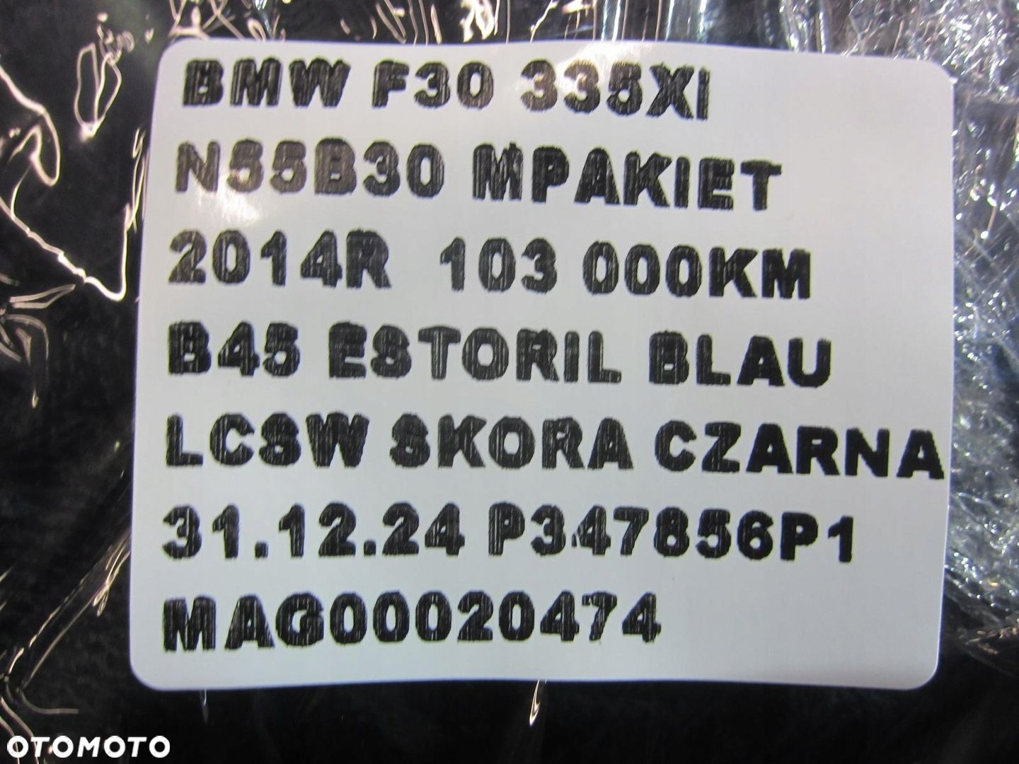 BMW F30 F34 F36 EKRAN WYŚWIETLACZ NAWIGACJI 9292248 MONITOR NBT 65509292248 - 9