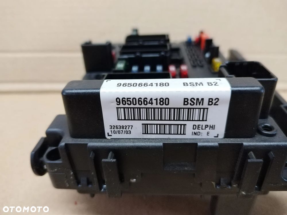 PEUGEOT CITROEN MODUŁ SKRZYNKA BEZPIECZNIKÓW BSM B2 9650664180 - 3