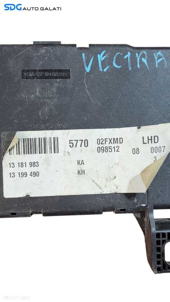Unitate Modul Calculator Tablou Panou Sigurante Opel Signum 2002 - 2008 Cod 13181983 13181983KA [LS0049] - 4