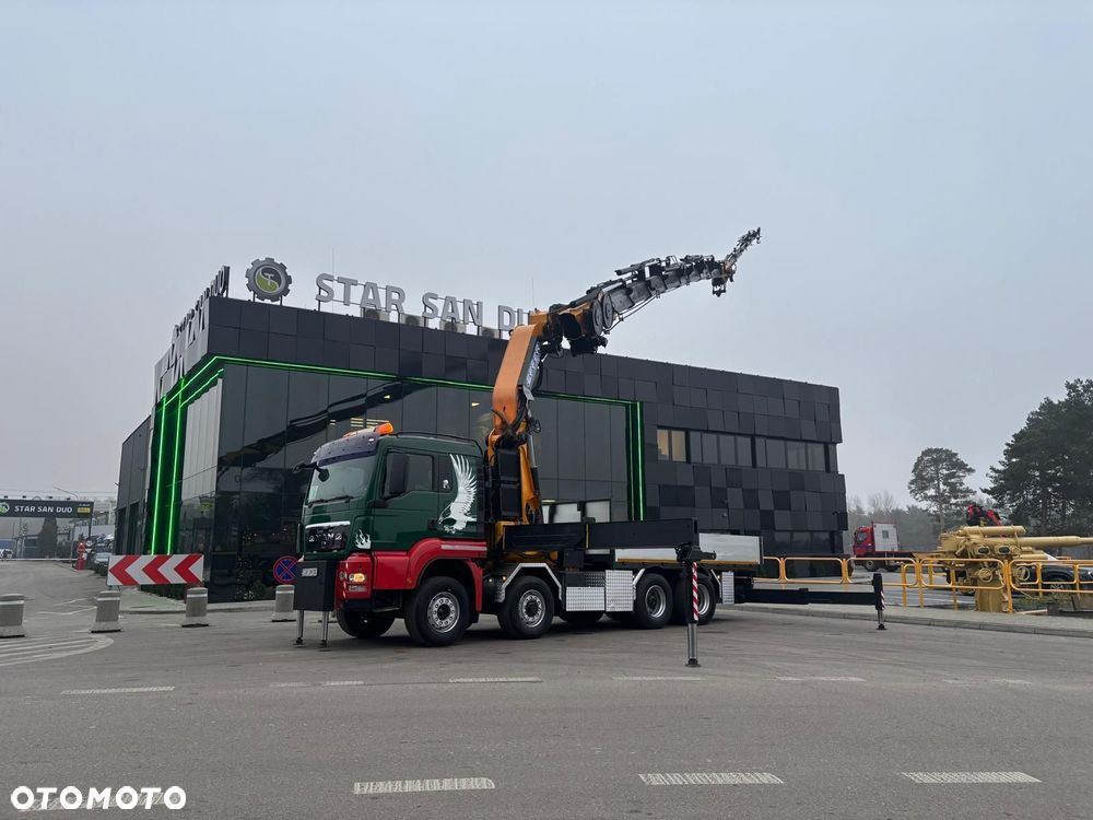 MAN TGS 35.440 8x6H EFFER 1355 Fly Jib Wciągarka HDS Żuraw - 12