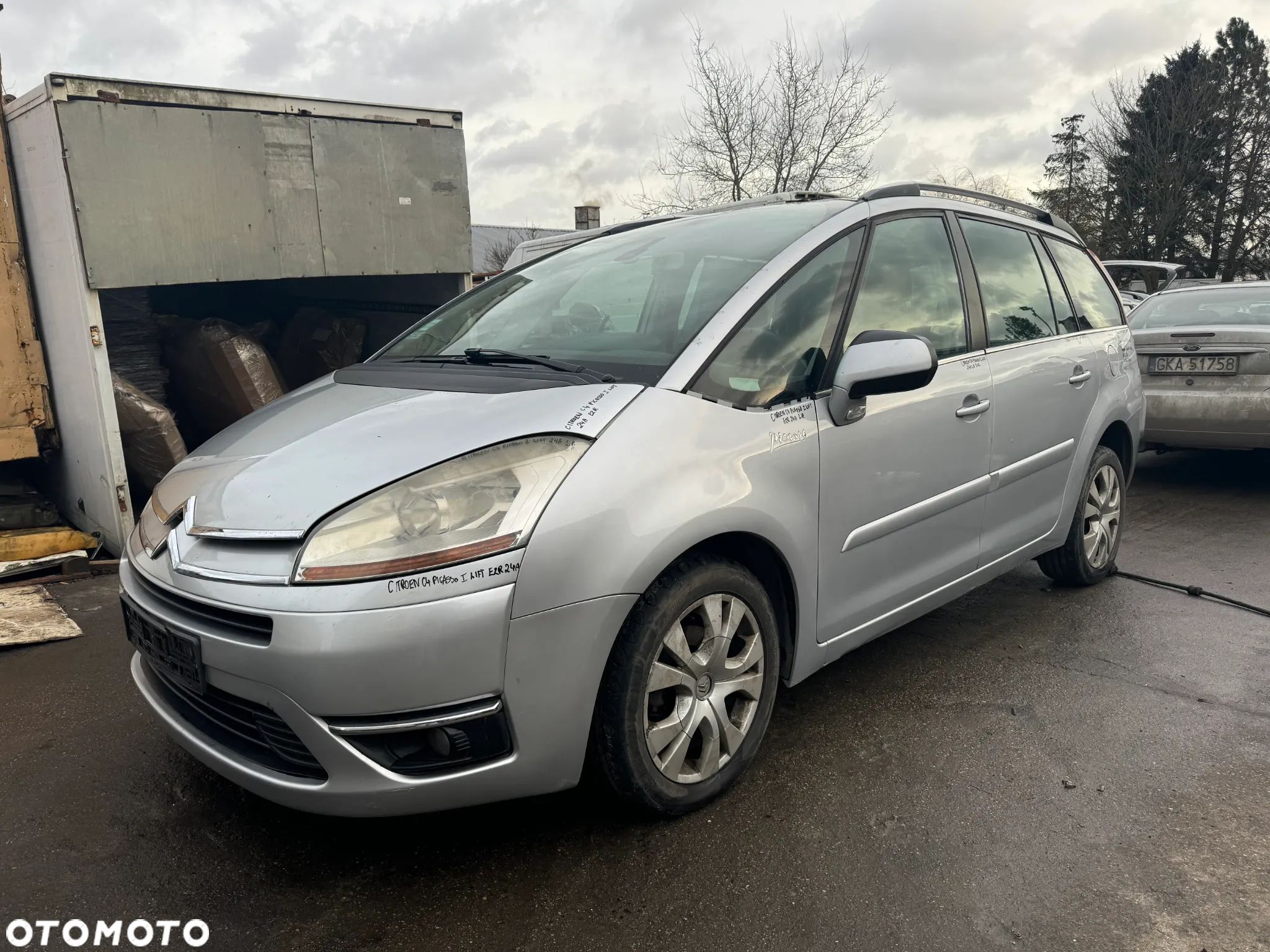 CITROEN C4 PICASSO I LIFT 2009 1.6 HDI 109KM EZR SREBRNY NA CZĘŚCI - 1