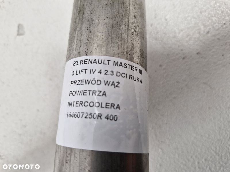 RENAULT MASTER III 3 LIFT IV 4 2.3 DCI RURKA PRZEWÓD WĄZ POWIETRZA INTERCOOLERA 1444607250R - 5