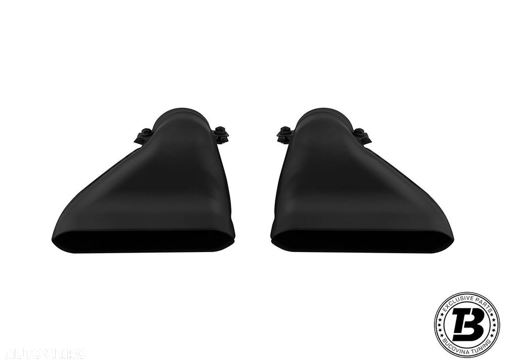 Difuzor Bara Spate cu Ornamente compatibil cu Audi A6 C8 S6 Design - 8