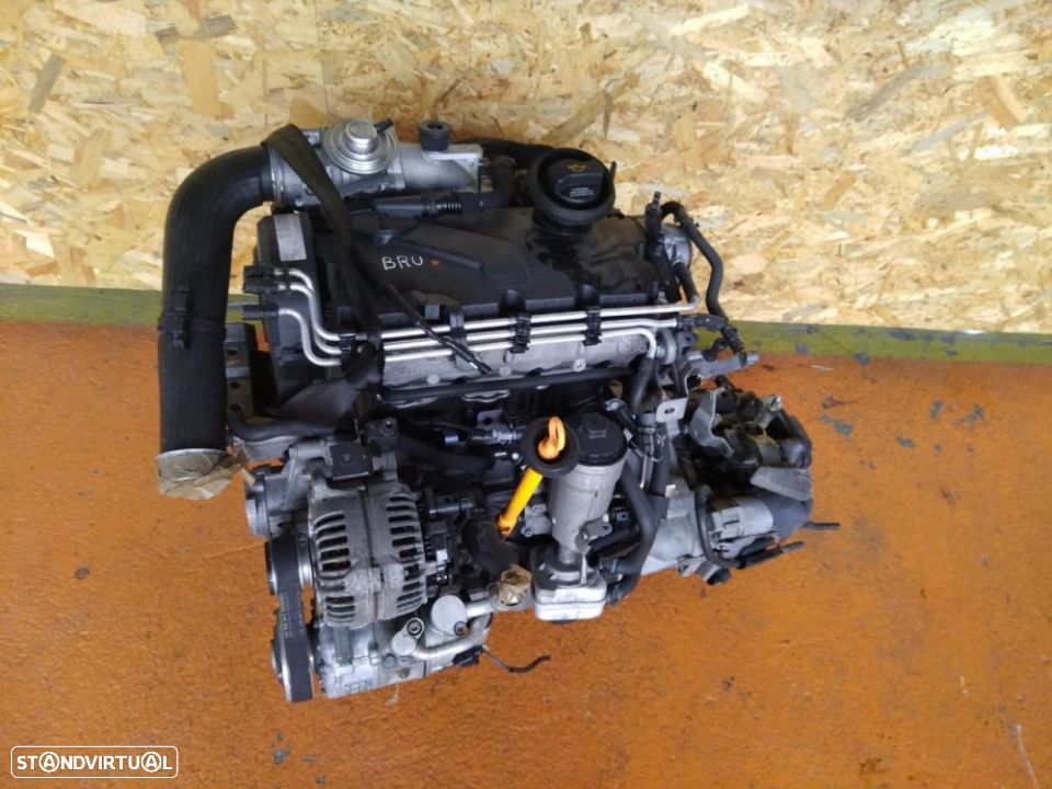 Motor VW Golf V/Touran 1.9 Tdi 90 Cv Ref: BRU - 1