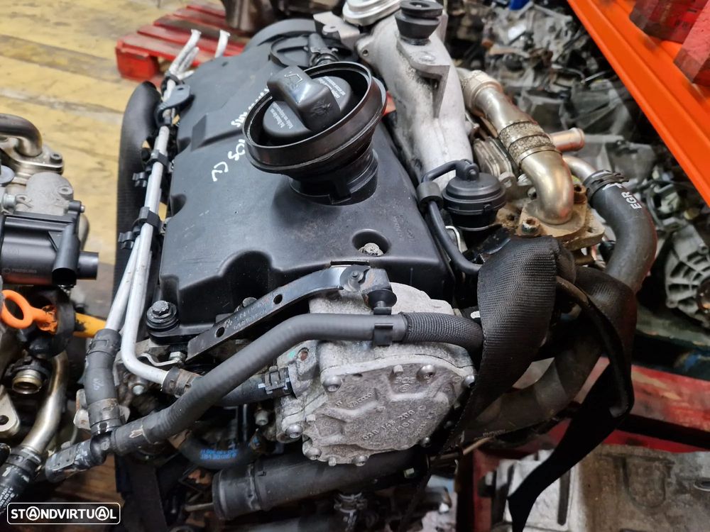 Motor usado BKC SEAT LEON 1P 1.9 TDI 105CV VW JETTA GOLF V 5 AUDI A3 8P - 3