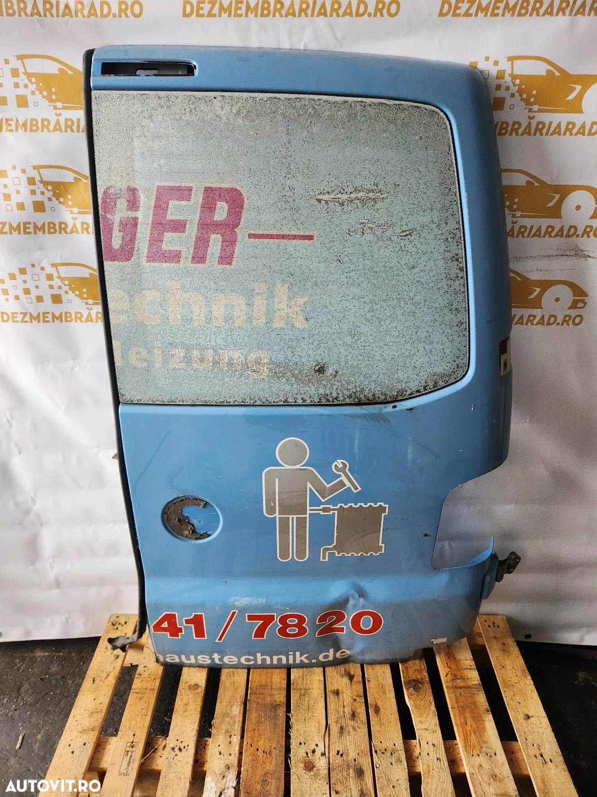 Usa Dreapta Spate Balanta Vw Transporter T5 Model Cu Geam Cu Defect - Dezmembrari Arad - 3