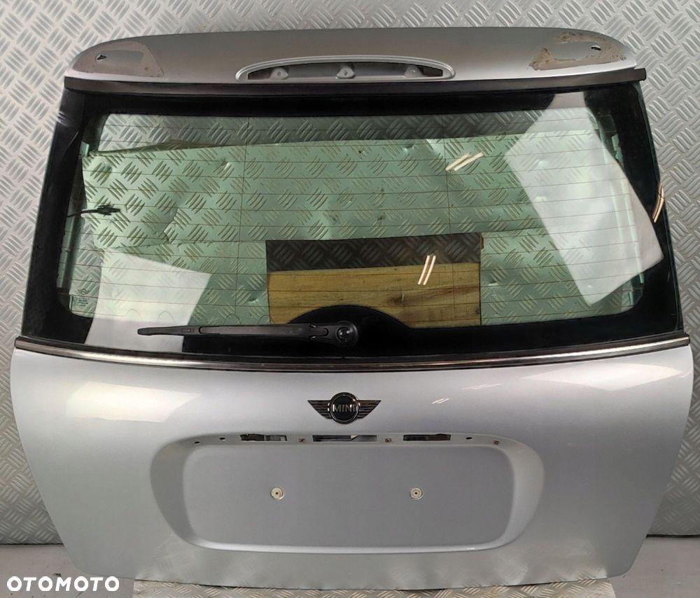 klapa bagażnika tył tylna srebrna szyba silniczek MINI COOPER S R50 R53 - 1