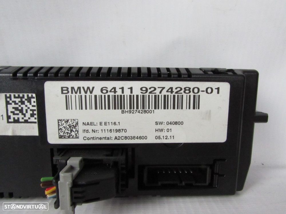 Painel AC / Ar Condicionado Automático Seminovo/ Original BMW 1 (E81)/BMW 3 (E90... - 3