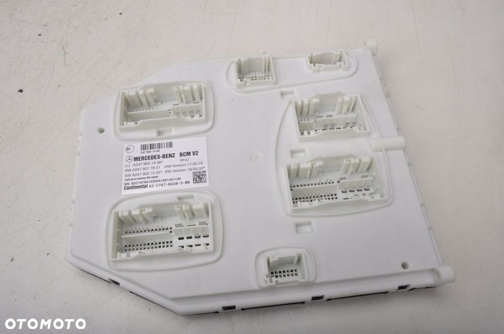 MERCEDES W177 2.0 MODUŁ STEROWNIK BCM A2479001406 - 1