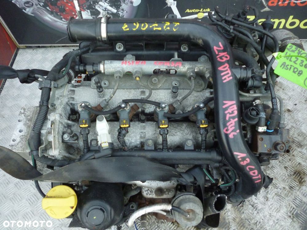 SILNIK OPEL ASTRA CORSA 1.3 CDTI Z13DTH 172 TYS  UKŁ. WTRYSKOWY - 2