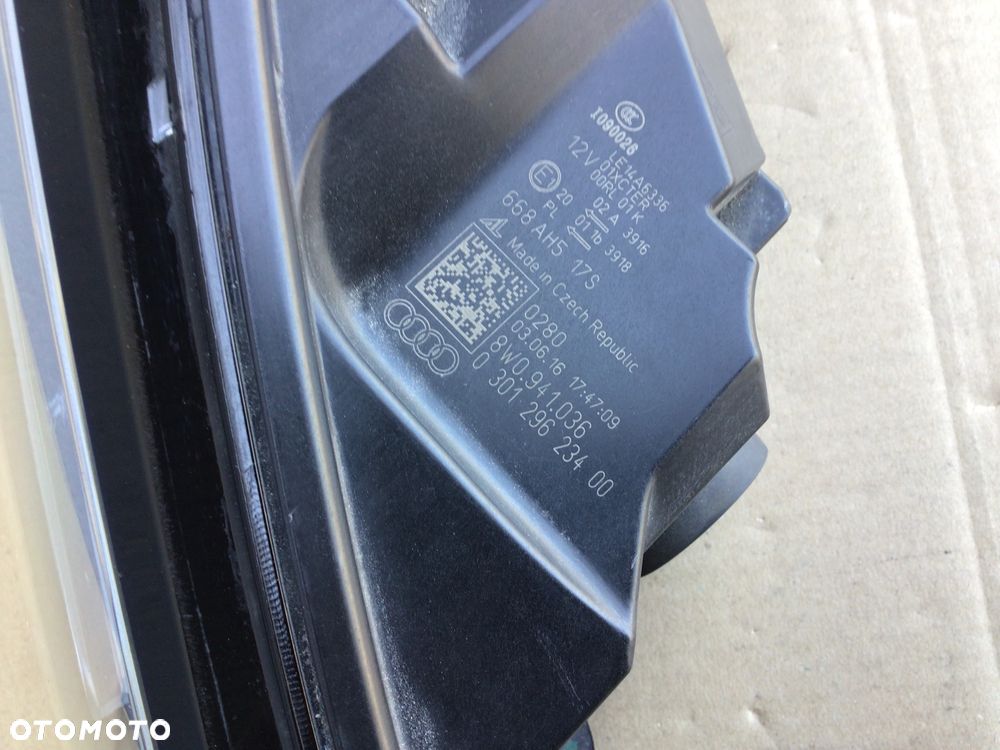 Lampa przednia prawa Audi A4 B9 Full Led Matrix - 5
