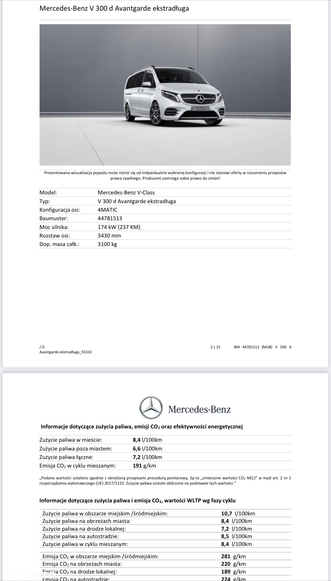 Mercedes-Benz Klasa V 300 d 4-Matic Avantgarde 9G-Tronic (ekstra d³) - 6