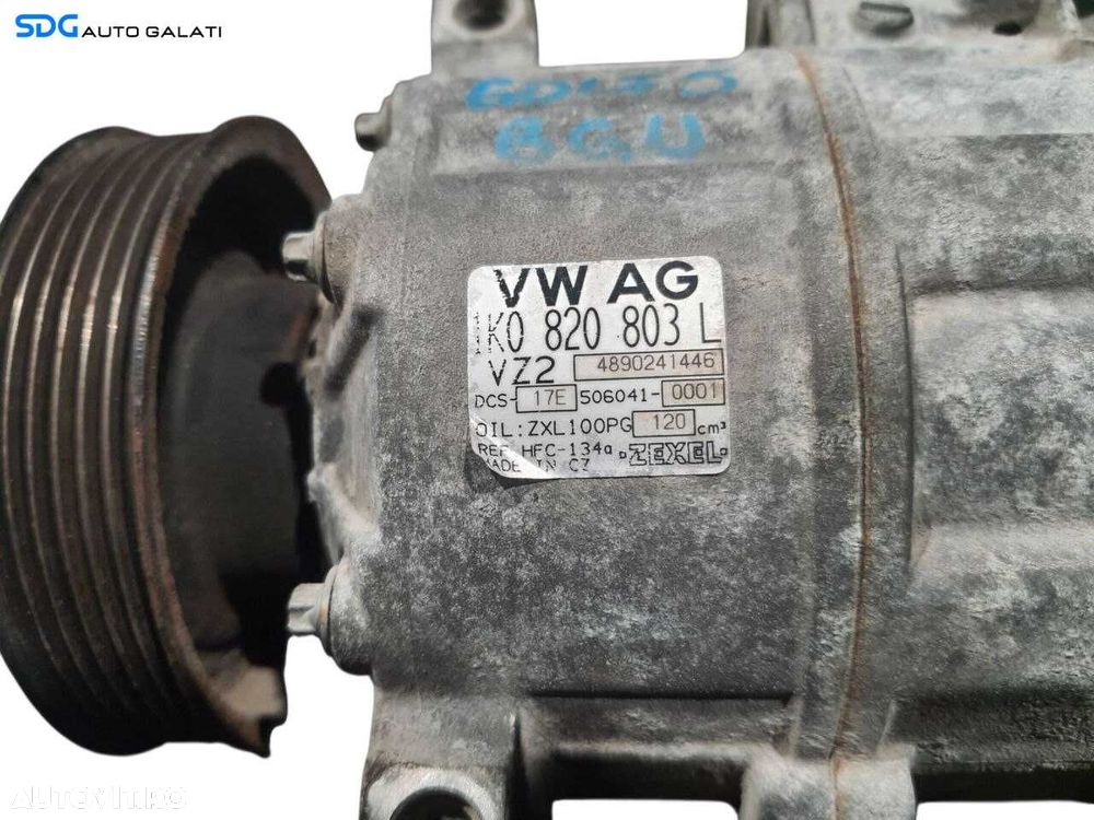 Compresor AC Aer Conditionat Clima Volkswagen Golf 5 1.4 1.6 TSI FSI Benzina 2003 - 2008 Cod 1K0820803L [N2436] - 9