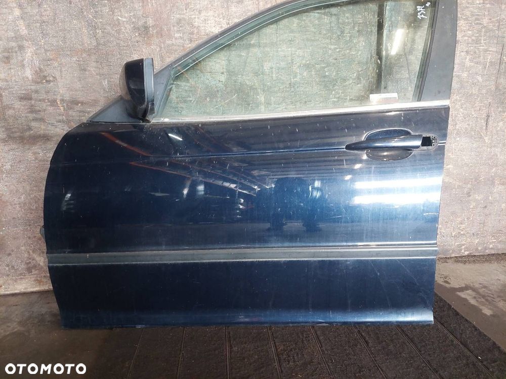 DRZWI KOMPLETNE LEWY PRZÓD BMW E46 SEDAN TOURING 317/5 ORIENTBLAU METALLIC - 2