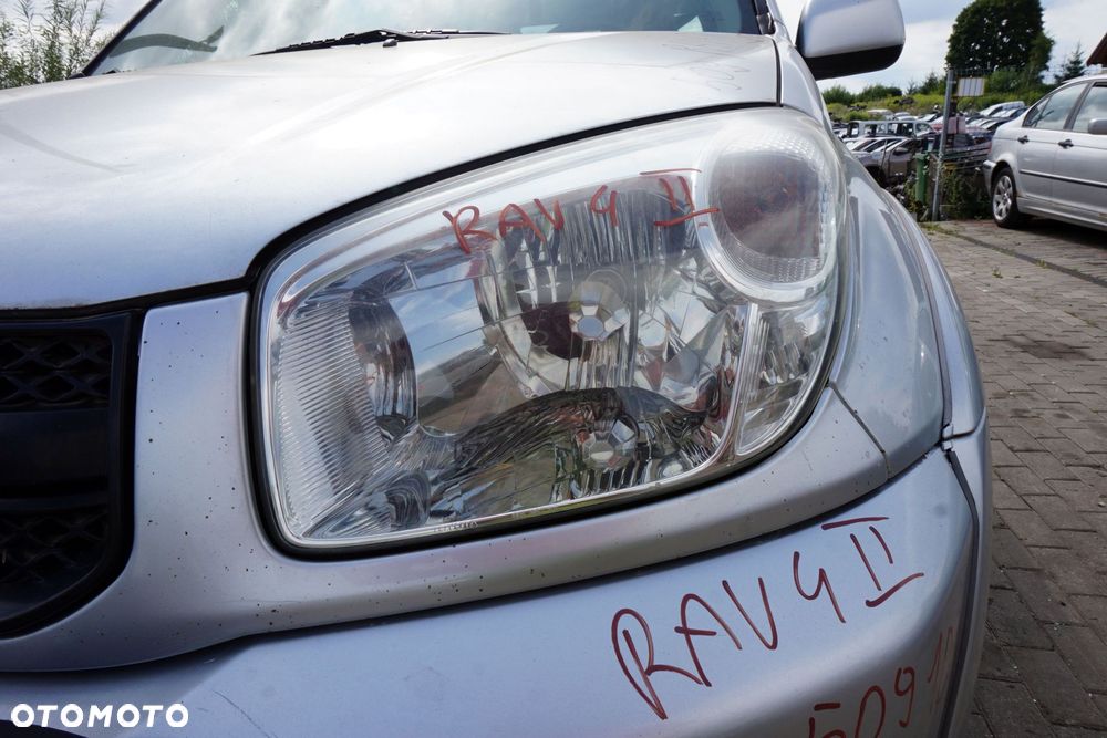 MASKA ZDERZAK BŁOTNIKI LAMPY RAV4 II LIFT 1D4  TOYOTA 2003-2005 SREBRNY PRZÓD KOMPLETNY - 23