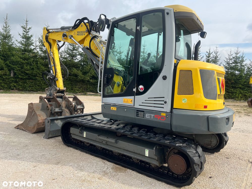 Wacker Neuson Koparka gąsienicowa KLIMA  3xramie łamane Wacker Neuson Et 90 KLIMA Deutz hydrozłącze hydrauliczne Liebherr SW33 LIKUFIX SWA33 + pilot auto hydrauliki 3 x łyżki org Liebherr 9 ton ET90 gumowe gasiennice 1 wł Cat 308 Jcb Yanmar atlas TEREX Liebherr złącze - 25