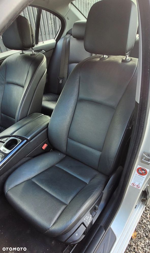 FOTEL LEWY PRZÓD PRZEDNI BMW F10 F11 GRZANY CZARNA SKÓRA EUROPA C77 - 1