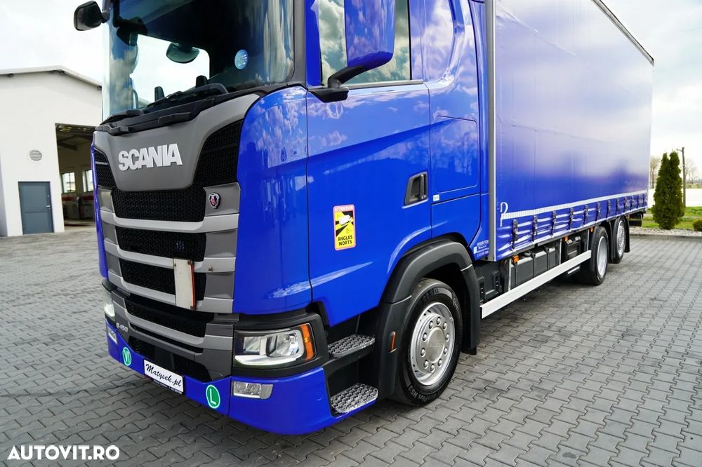 Scania S 450 / SOLO / CORTINĂ / 6x2 / ACOPERIȘ RIDICABIL / PUNȚĂ RIDICABILĂ / - 10