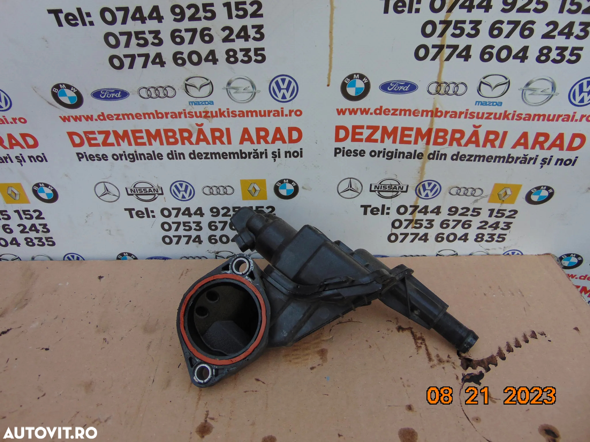 carcasa Termostat Dacia 0.9 Logan Sandero mcv renault clio Captur  0.9tce carcsa termostat r - 2