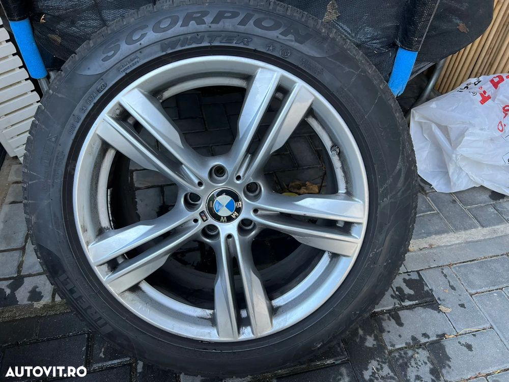 Set jante OEM BMW X5/X6 19' + anvelope iarnă Pirelli Scorpion Winter*RF - 4