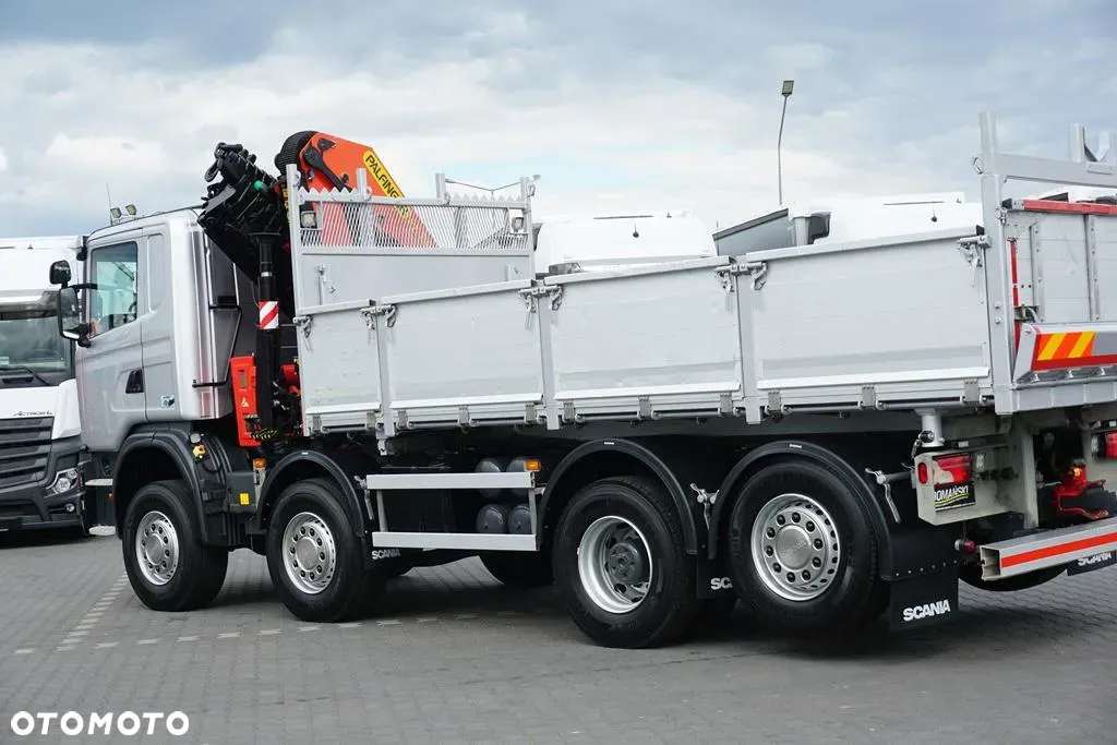 Scania G 400 / E 5 / 8 X 4 / 4 x 4 / WYWROTKA + HDS / TRIDEM / PALFINGER PK 26002 / MANUAL - 33