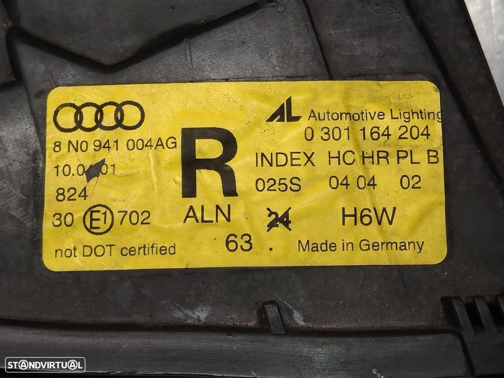 FAROL DIREITO AUDI TT 1998 - 3