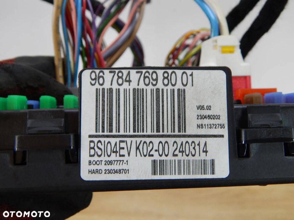Zestaw startowy komputer BSI 2.0 HDi Citroen C5 x7 III C8 Peugeot 5008 10-17 Euro5 RHH Łuków części - 6