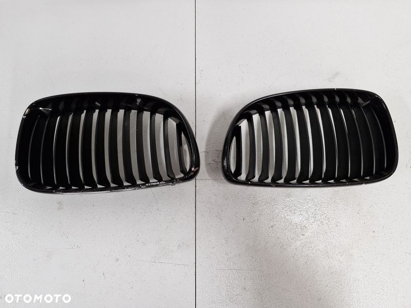 bmw 1 e81 atrapa nertka kratki zderzaka przód lewa prawa komplet 7179655 - 1