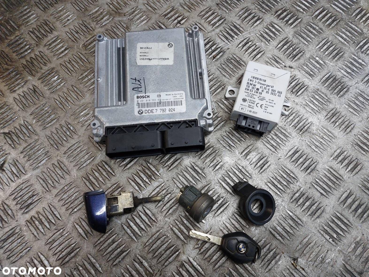 ZESTAW STARTOWY BMW E46 320D 2.0 D 150 KM M47 7792024 6905666 8253473 - 1