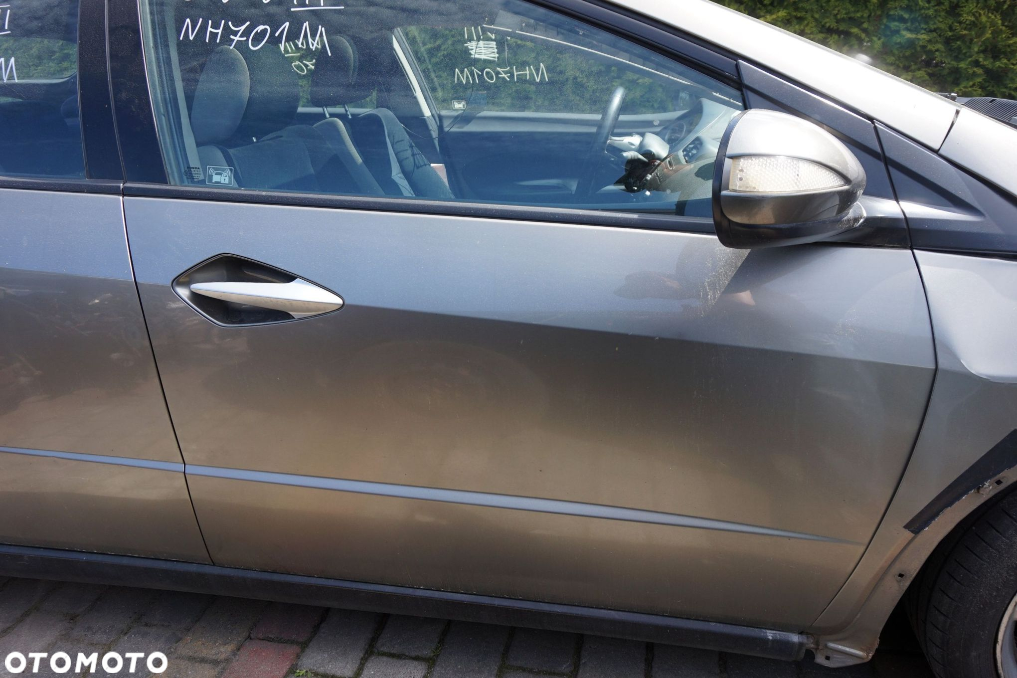 DRZWI PRZEDNIE PRAWE CIVIC VIII 5D HB NH701M  SZARY HONDA 2006-2010 - 3