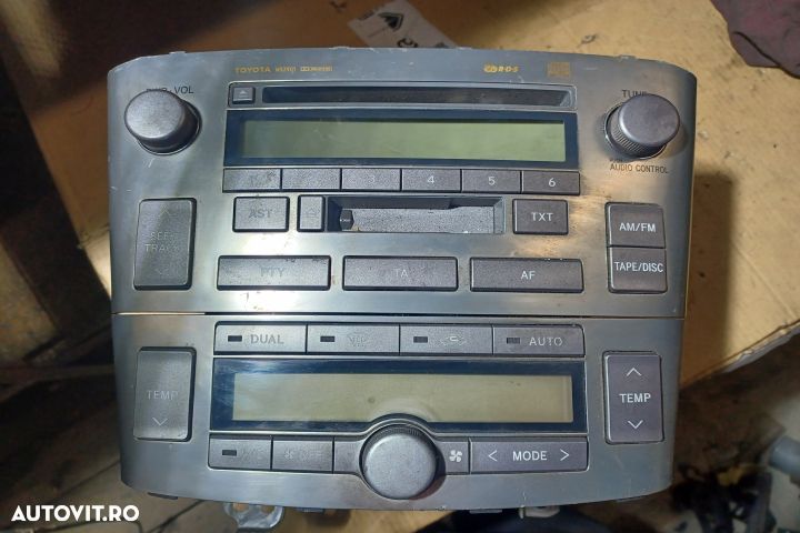 Radio cd 8612005080 Toyota Avensis 2 T25 (facelift)  [din 2006 pana  2009] Sedan 2.2 D MT (148 hp) - 2