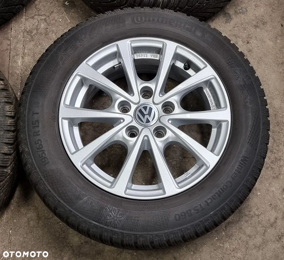 4x koła folgi opony zima Volkswagen Golf Polo Audi Seat Skoda 195/65/15 Continental WinterContact TS860 195/65R15 5x100 - 5