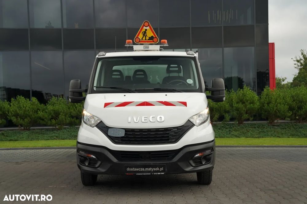 Iveco DAILY 35-140 / BASCULATOR DIN OȚEL + HDS HMF HYFA / CAPACITATE MAXIMĂ DE RIDICARE 430 KG / EXTENSIE MAXIMĂ 2 M / DUBLU / EURO 6 - 10