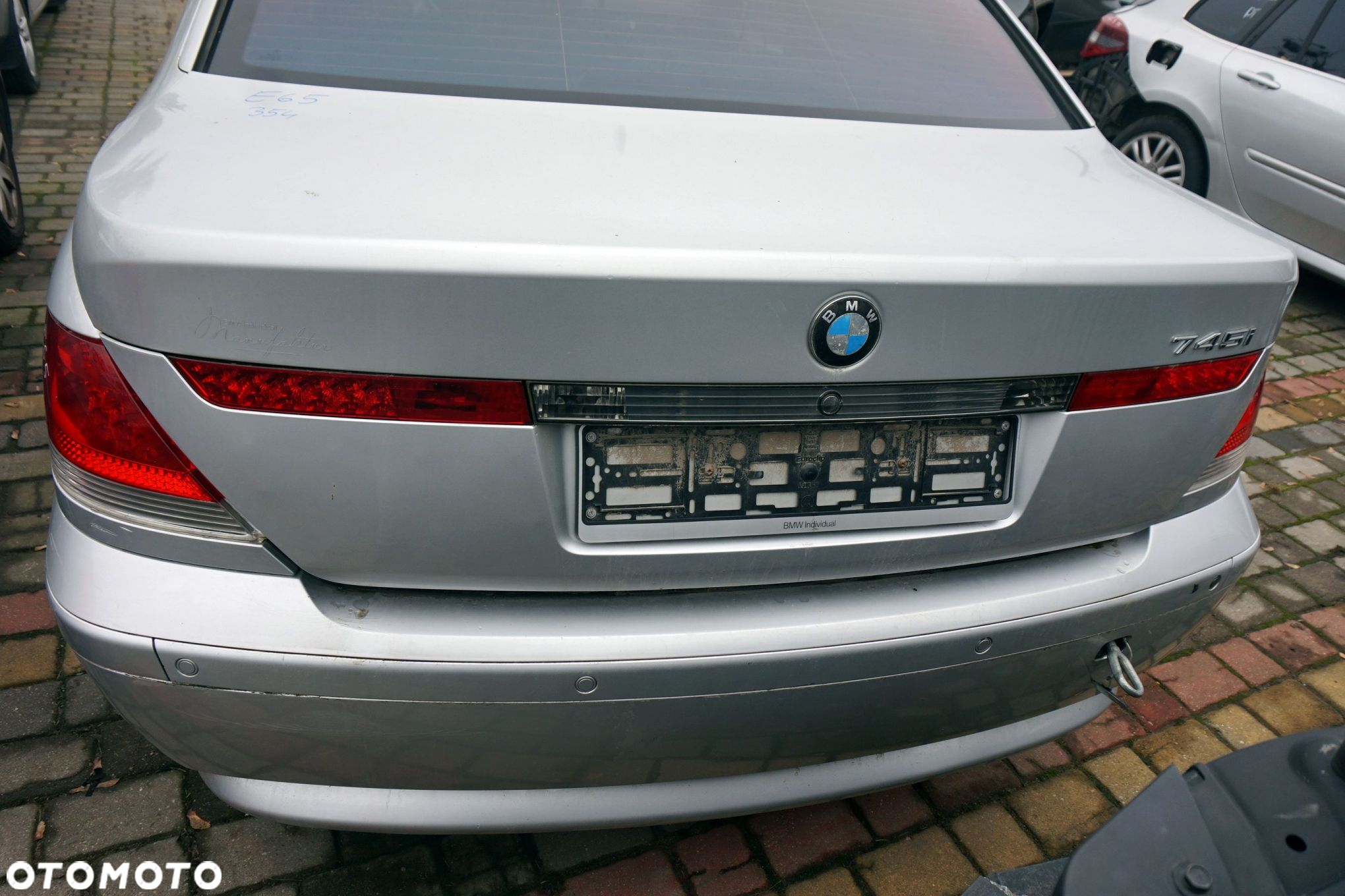 BMW 7 IV E65 2002 354 4.4 V8 N62B44A 333KM GA6HP26Z SREBRNY TITANSILBER na części - 4