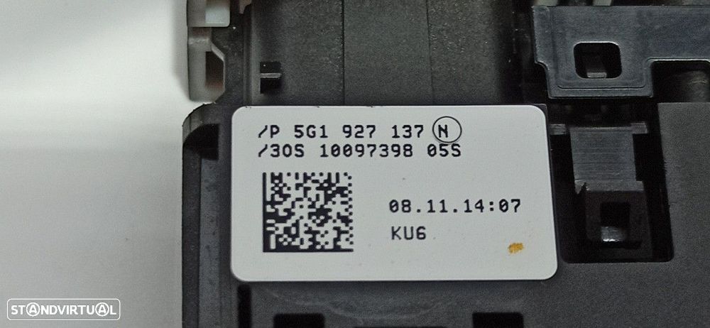 INTERRUPTOR VOLKSWAGEN GOLF VII LIM. (5G1) ADVANCE BLUEMOTION - 3