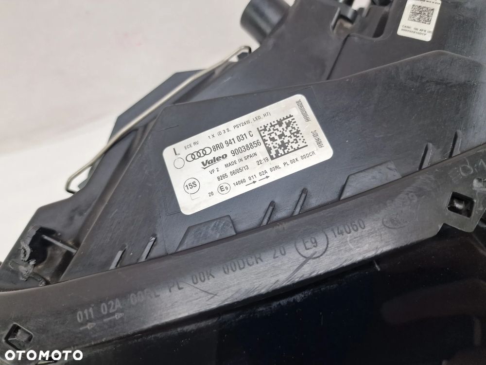 AUDI Q5 8R0 LIFT 11- LEWA LAMPA PRZEDNIA PRZÓD XENON + LED , 8R0941031C , NR AUKCJI LPP51 - 13