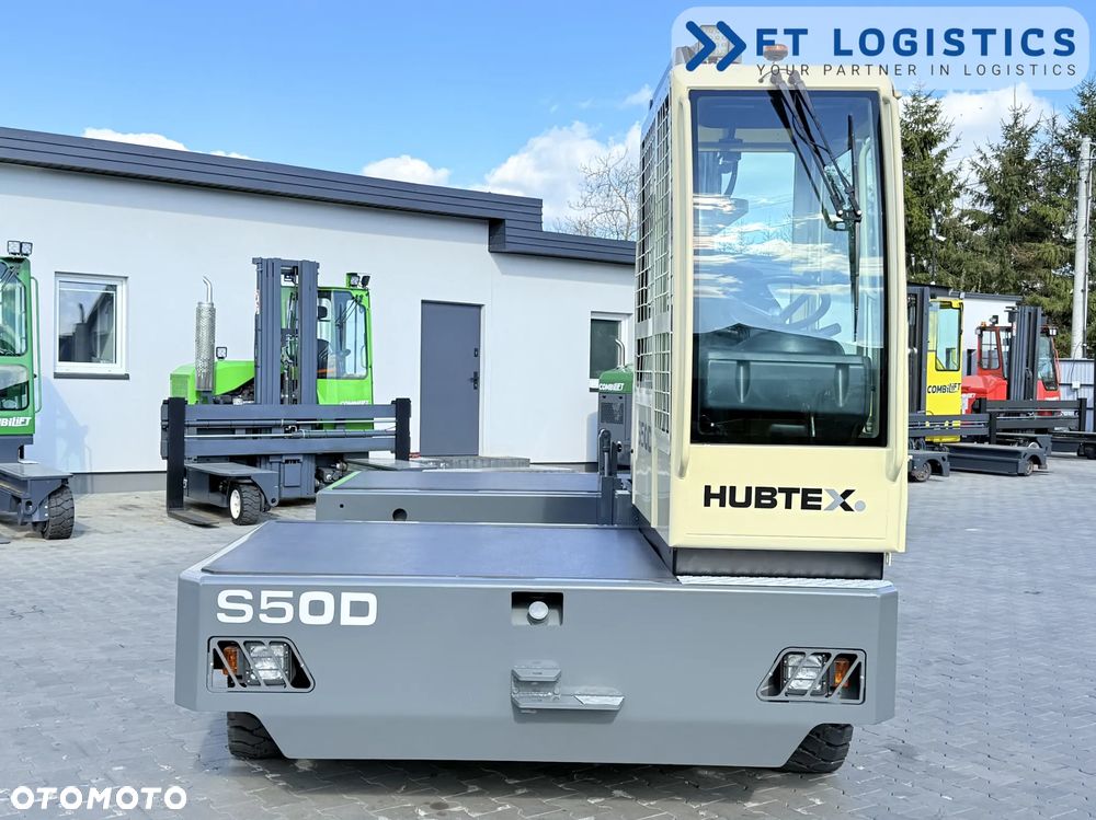 Hubtex WÓZEK BOCZNY | HUBTEX S50D | DIESEL | TRIPLEX 6300MM | PLATFORMA 1600MM | POZYCJONER WIDEŁ | WOLNY SKOK | REGULOWANA WIDŁA | STAN IDEALNY | Szeroka oferta wózków czterokierunkowych i bocznych, dopasowanych do różnorodnych potrzeb i zastosowań - 3
