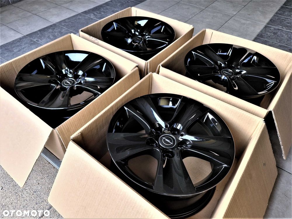 Alufelgi 17 5x120 Opel Insignia A Czarne Oryginalne ! 837# - 4