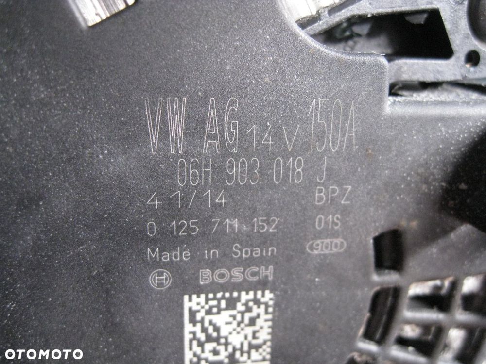 AUDI 2,0TFSI CNC alternator 06H903018J 150A - 2