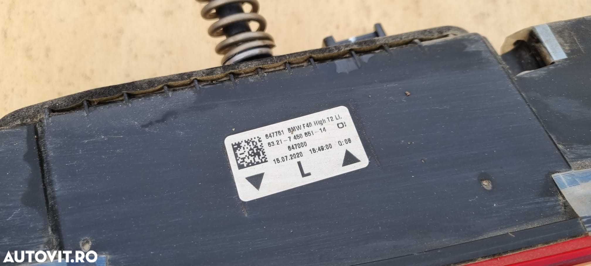 Stop lampa tripla haion stanga dreapta BMW seria 1 F40 - 5
