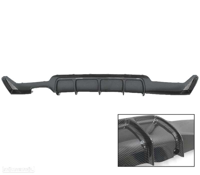 DIFUSOR BMW F32 F33 F36 LOOK M PERFORMANCE CARBONO - 4