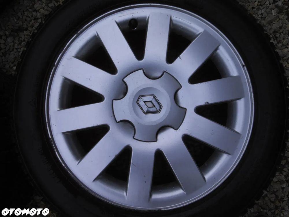 RENAULT 4X KOŁA ALUFELGI R16 6.5J ET50 5x108 ORYGINALNE FELGI ALUMINIOWE + OPONY ZIMOWE 55/205/R16 7MM KOMPLET KÓŁ ESPACE IV - 4